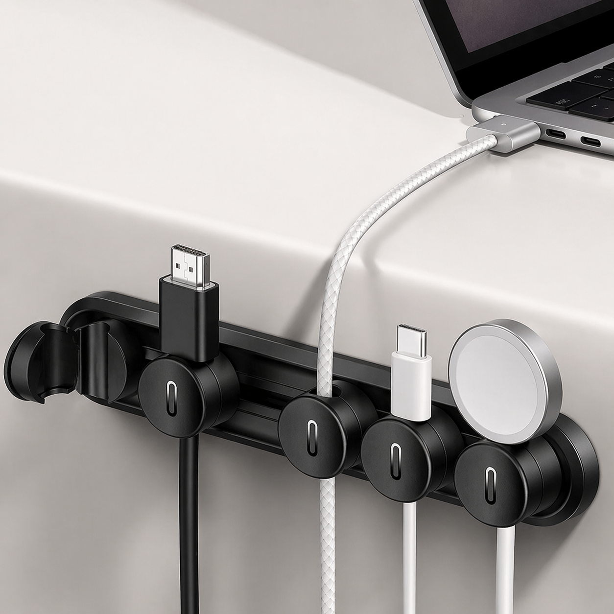 Minimalist Magnetic Cable Holder