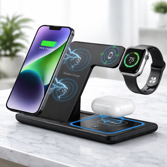 3-in-1 Foldable Wireless Charging Station