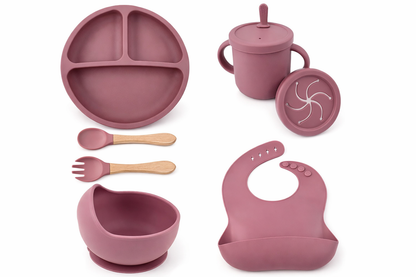 All-in-One Silicone Baby Feeding Set