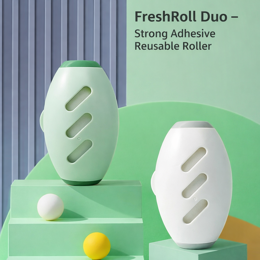 FreshRoll Duo – Strong Adhesive Reusable Roller