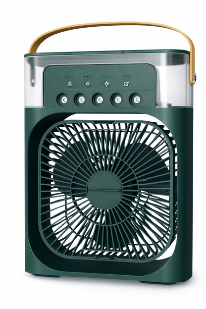 Portable Mini Air Cooler Fan – Humidifier & 3-Speed Cooling System