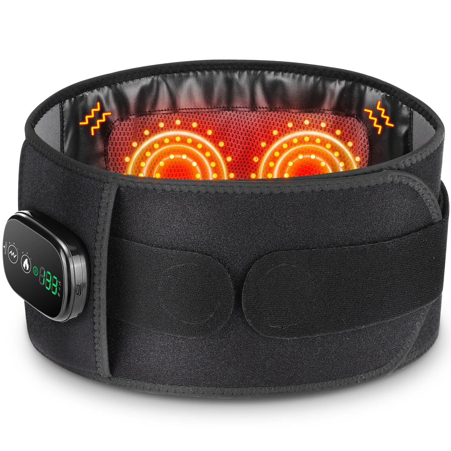 Premium Heated Waist Massage Belt