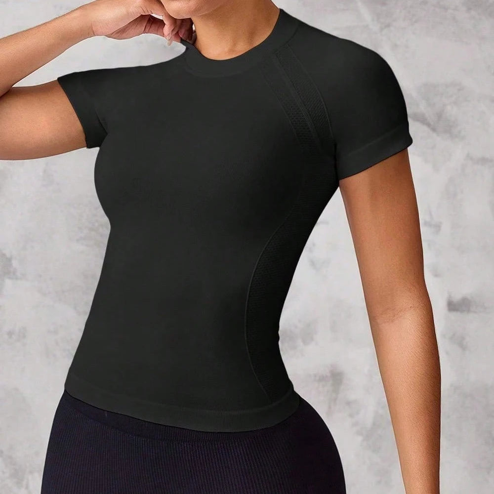 Quick-Dry Athletic Top for Running & Yoga