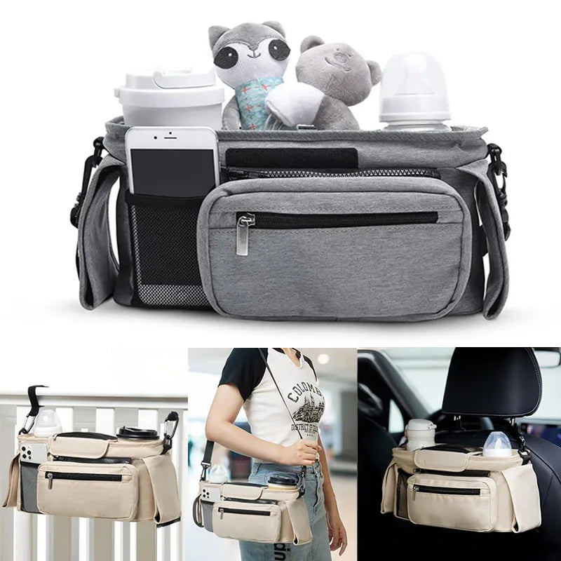 Baby Stroller Organizer Bag – Multi-Pocket Storage