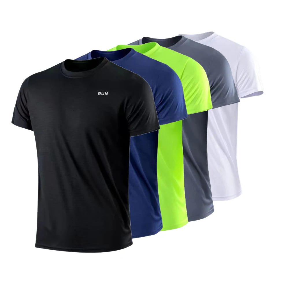 Men’s Athletic Quick-Dry Tee – Breathable Workout Shirt