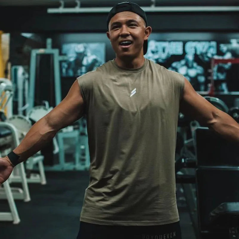 Men’s Sleeveless Quick-Dry Training Tank