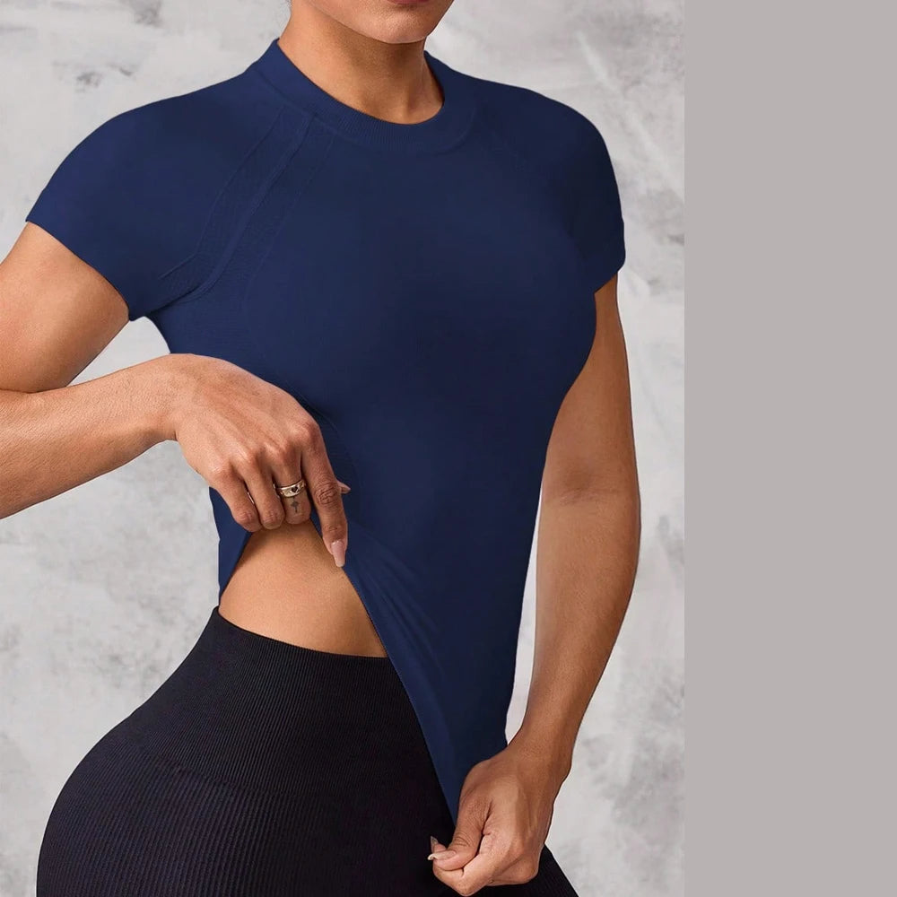 Quick-Dry Athletic Top for Running & Yoga